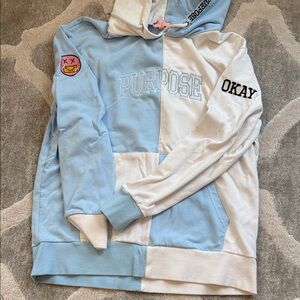 ONE  'PURPOSE' LIMITED EDITION Hoodie with Sleeve Patches medium